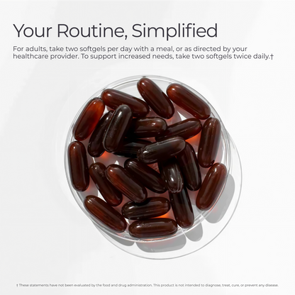 Livingood Daily Omega 3 6 9 Plus Turmeric Curcumin Supplement, 60 Softgels - Fish Oil Omega 3 Supplements (EPA & DHA) for Men and Women - Brain, Joint, Heart Health, and Metabolism - Made in USA